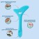 Stencil-assistant d/application of eye makeup and lips 11.7*6,*0.7cm silicone pigeon package qf