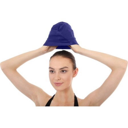 Bradex swimming cap, silicone, dark blue-11
