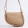 Women's bag made of artificial leather, 20x16x8.5 cm, beige color