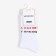 Women's socks “I can do everything, but I will not”, the color is white, size 35-37