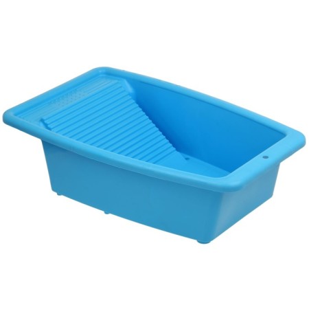 Pelvis with a washing board, 34 liters, especially durable, color mix-6