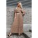 Female dress, size 50, beige color