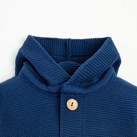 Jumper knitted baby I "Trendy" growth 68-74 cm, blue color-1