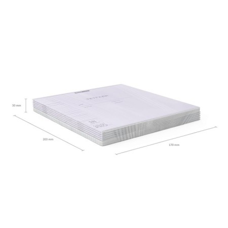 Notebook A5+, 18 sheets in the Erichkrause "Coverpro Pastel", a plastic cover, an offset block, whiteness 100%, lilac-5