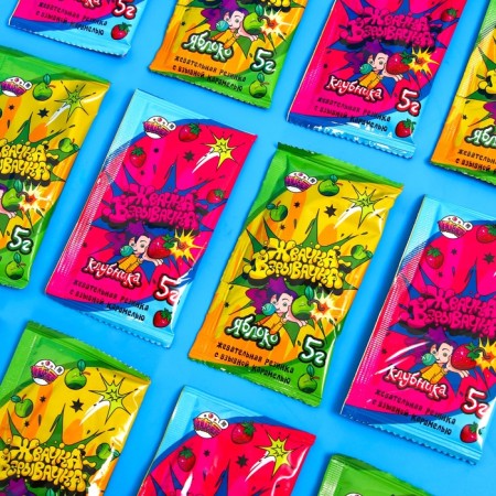 Chewing gum with explosive caramel "Zhvachka-Voznate", 5g-1