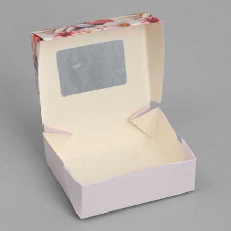 Confectionery packaging, a box with lamination "Sweets", 10 x 8 x 3.5 cm-1