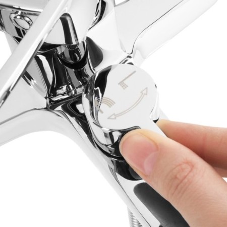 Milardo Atlantic ATLSBC0M02 bath mixer, pour 135 mm, chrome-8