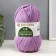 Yarn "Narodnaya" 30% wool, 70% acrylic volume 220m/100g (329-lavender)