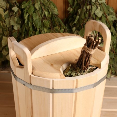 Linden -12l -stainless insert, with a lid, "Dobroparov"-6