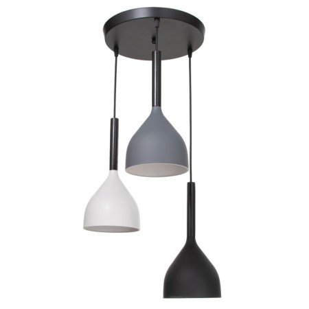 Lamp 2704/3 E27 40W Black-white-gray 30x30x20-90 cm