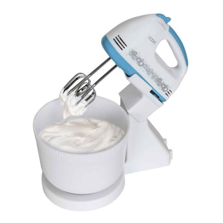 Mixer ECON ECO-201MX, manual, 300W, 7 speeds, 4 nozzles, 2 l, white-blue color-8