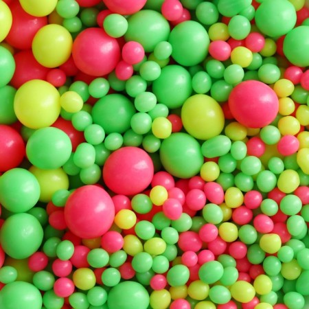 Sprinking is soft: green, yellow, pink, 25 g.-3