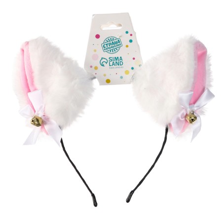 Carnival rim "anime ears", white color-3