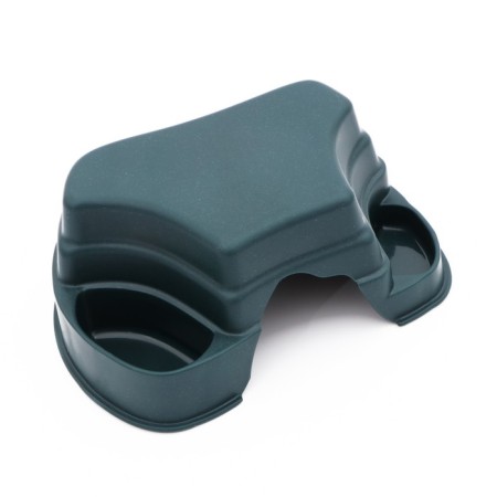 Multifunctional shelter for reptiles, 11.5 x 16.6 x 7 cm, green