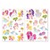 Reusable stickers set "for girls", A4, 2 pcs.