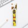 A set of cardboard figured bookmarks, 5 pcs “Cats, military”