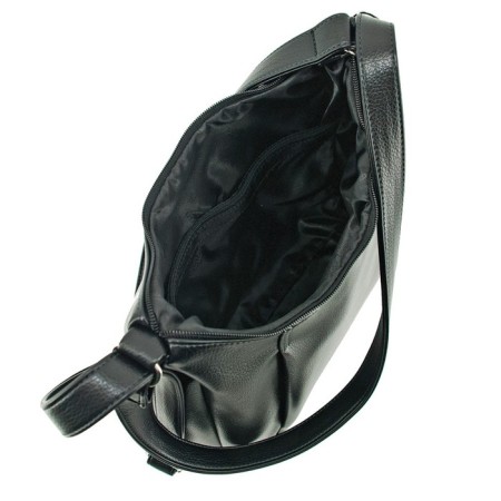 Women's bag B2821-00110, Black color, artificial leather, 24x11x27 cm-1