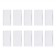 A glue -based magnet "rectangle" 4 × 2 cm, set 10 pcs.