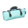Penal soft, 1 compartment, 80 x 200 x 35 mm, voluminous, cotton fabric, phoenix, fingering from sophisticated leather