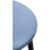 Haric Gangtock chair Metal/velor, black/blue 38x38x62 cm