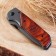 Folding Khorkos knife 23cm, blade 98mm/2.2, handle of wood