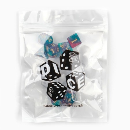 Cubes set for D&D (Dungeons and Dragons, DND) "Game time", Series: D&D, 7 pcs-2
