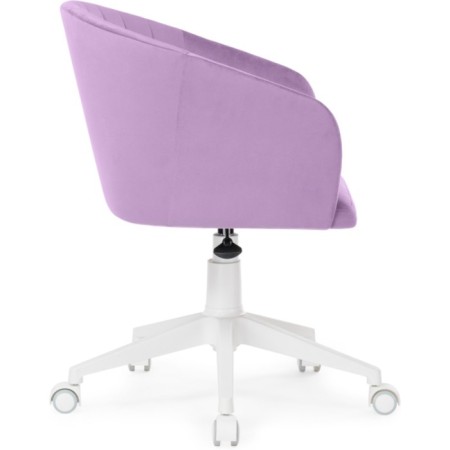 Computer chair thibault plastic/velor, white/purple 60x60x81 cm-2