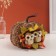 Decor "Two owls in the autumn pumpkin" 20x20x20 cm