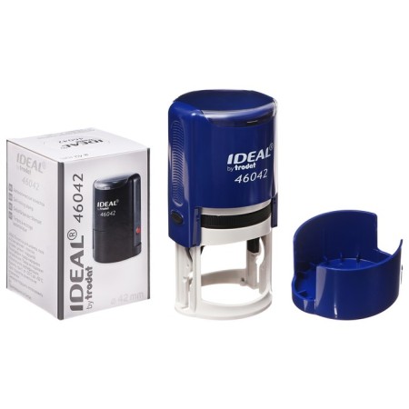 Equipment for round printing automatic Trodat Ideal 46042, diameter 42 mm, with a lid, sapphire case