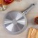 Pan with a handle, anti -stick coating, d = 26 cm, h = 60 mm, color is light marble