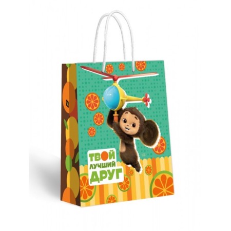 Gift package "Cheburashka with a helicopter", large, 335 × 406 × 155 mm