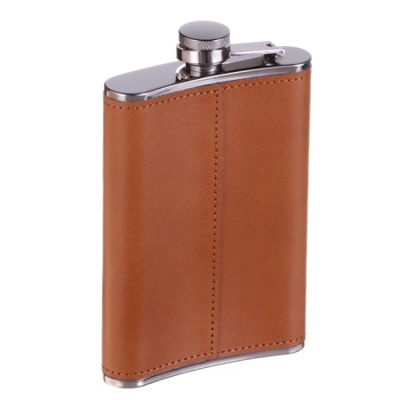 Flask for alcohol and water, 270 ml, "the most important", stainless steel, gift, 9 oz-2