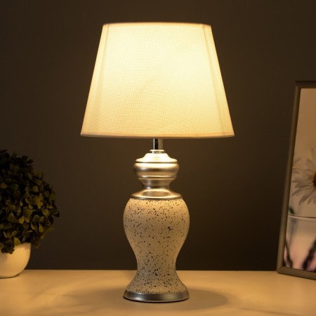 Lamina desktop lamp E14 40W white-silver 22x22x40 cm-1