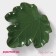Serving share "Leaf", 25.8 × 24.7 cm, green color