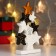 Souvenir Ceramics "Christmas tree from stars" 17x3.2x10.5 cm