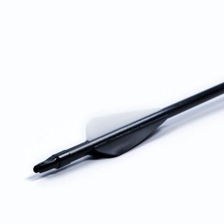 A set of arrow for onions 3 pcs, fiberglass, black, plumage - black, 80 cm-2