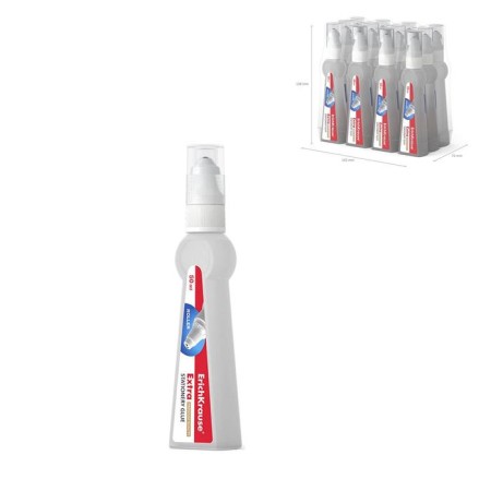 Clean Cleaner Cleaner Erichkrause, 50 ml, with a roller application, is suitable for paper, cardboard and fabric, frost-resistant