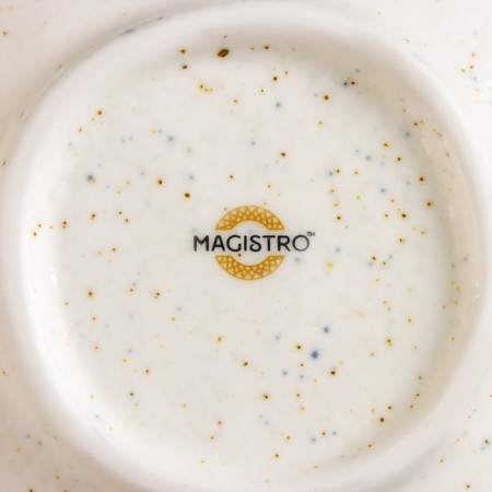 Porcelain salad Magistro poursephona, 500 ml, d = 13.6 cm, beige color-5