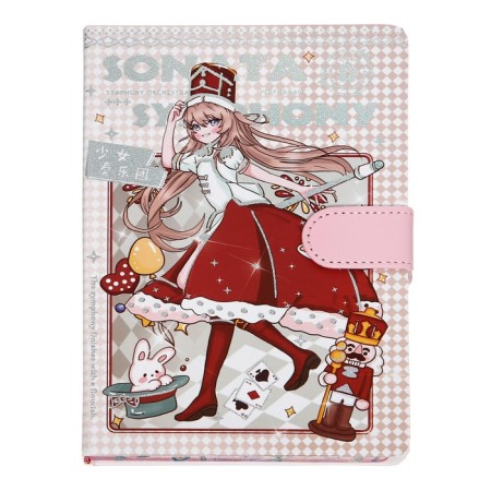 Notebook Gift Book with a Slocation, A6+, 48 sheets, line, 12.5 x 19 x 1.5 cm, "Anime"-4