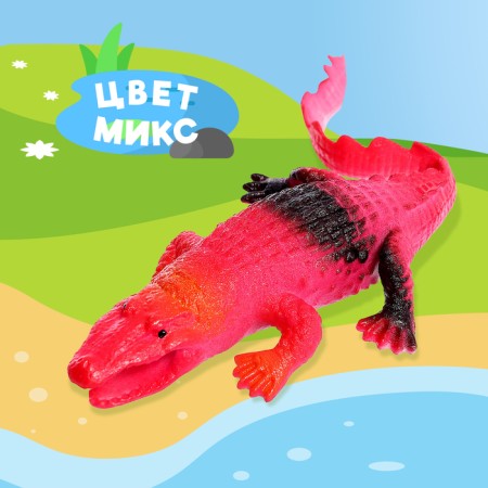 Tynchka figure "crocodile", color mix-4
