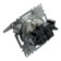 Electric circuit 1-seater s/s with a lid, Stekker series Katrin, GLS16-7112-03, silver