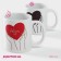 Homeleon mug ceramic shade Warm Up, 350 ml, 12 × 8 × 9.5 cm, white color