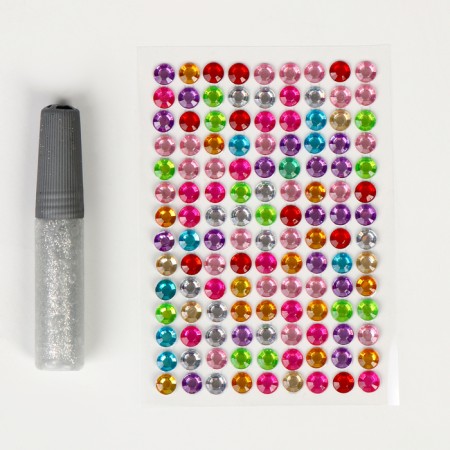 Set for creativity. New Year's balls for coloring "Magic Gift", 2pcs-6