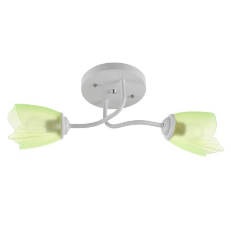Chandelier 1341002/2GN E27 15W white-green Bayerlux