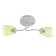 Chandelier 1341002/2GN E27 15W white-green Bayerlux