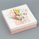 Gift folding box, packaging, "Message", 26 x 26 x 8 cm