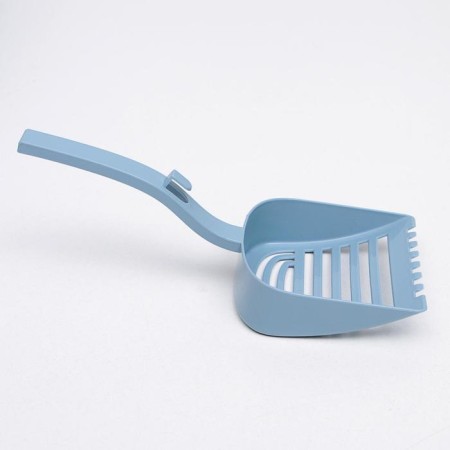 Cata toilet curly closed with a scoop, 54 x 37 x 40 cm, white-gray-12