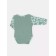 Body baby with a long sleeve Rant Milk-Aholic, height 56 ​​cm, green color