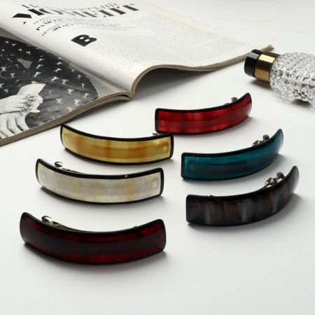 Halfish hair clip "Avior" wave of paints, 9 cm, mix-2