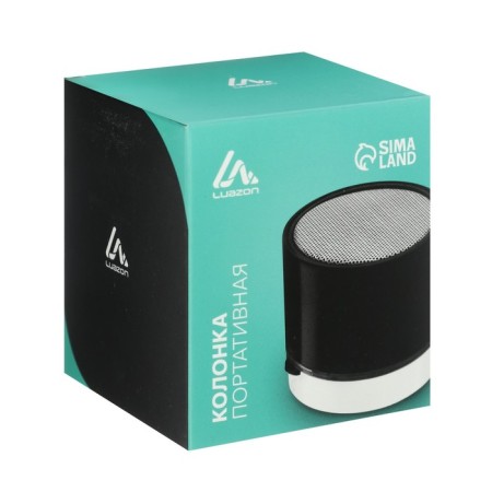 Portable column Luazon Hi-Tech18, 3 watts, 520 mAh, Microsd, USB, black-5